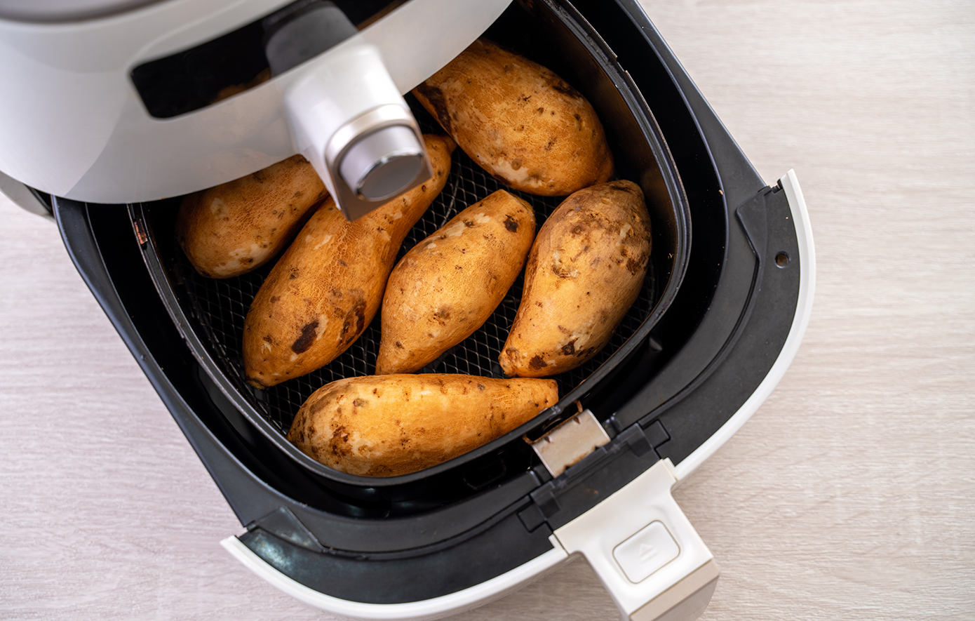 Ψητές πατάτες στο air fryer