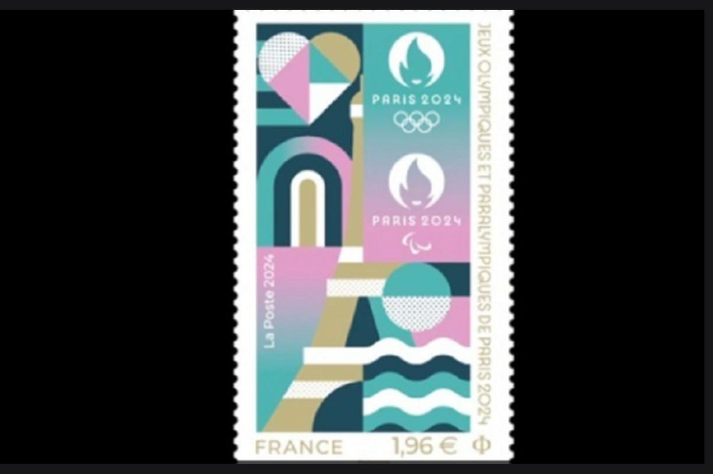 Το γραμματόσημο για τους Ολυμπιακούς Αγώνες του Παρισιού