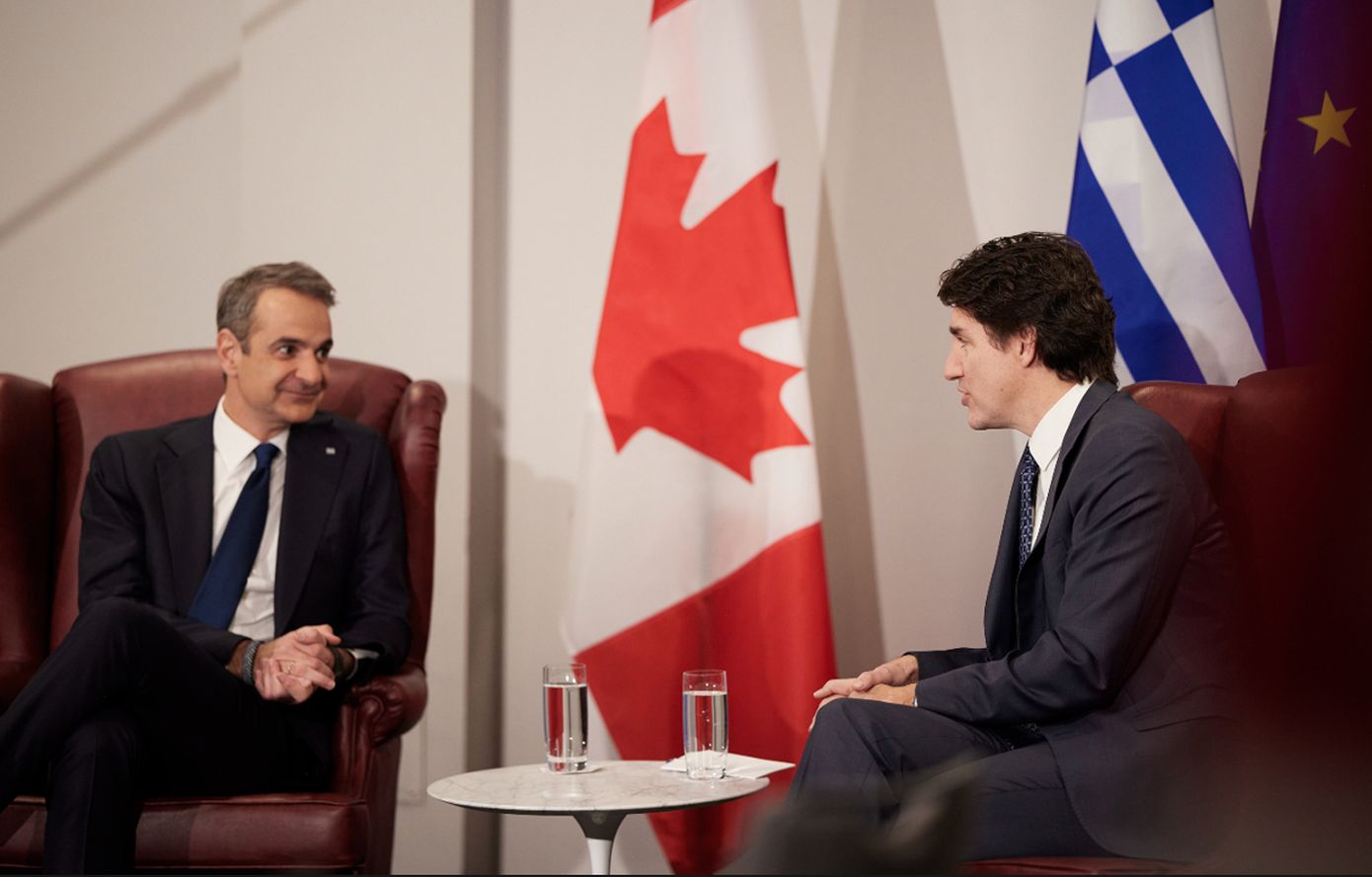 Κοινή δήλωση Μητσοτάκη &#8211; Τριντό: Η φιλία Ελλάδας και Καναδά αντανακλάται στους στενούς στρατηγικούς δεσμούς των δύο χωρών