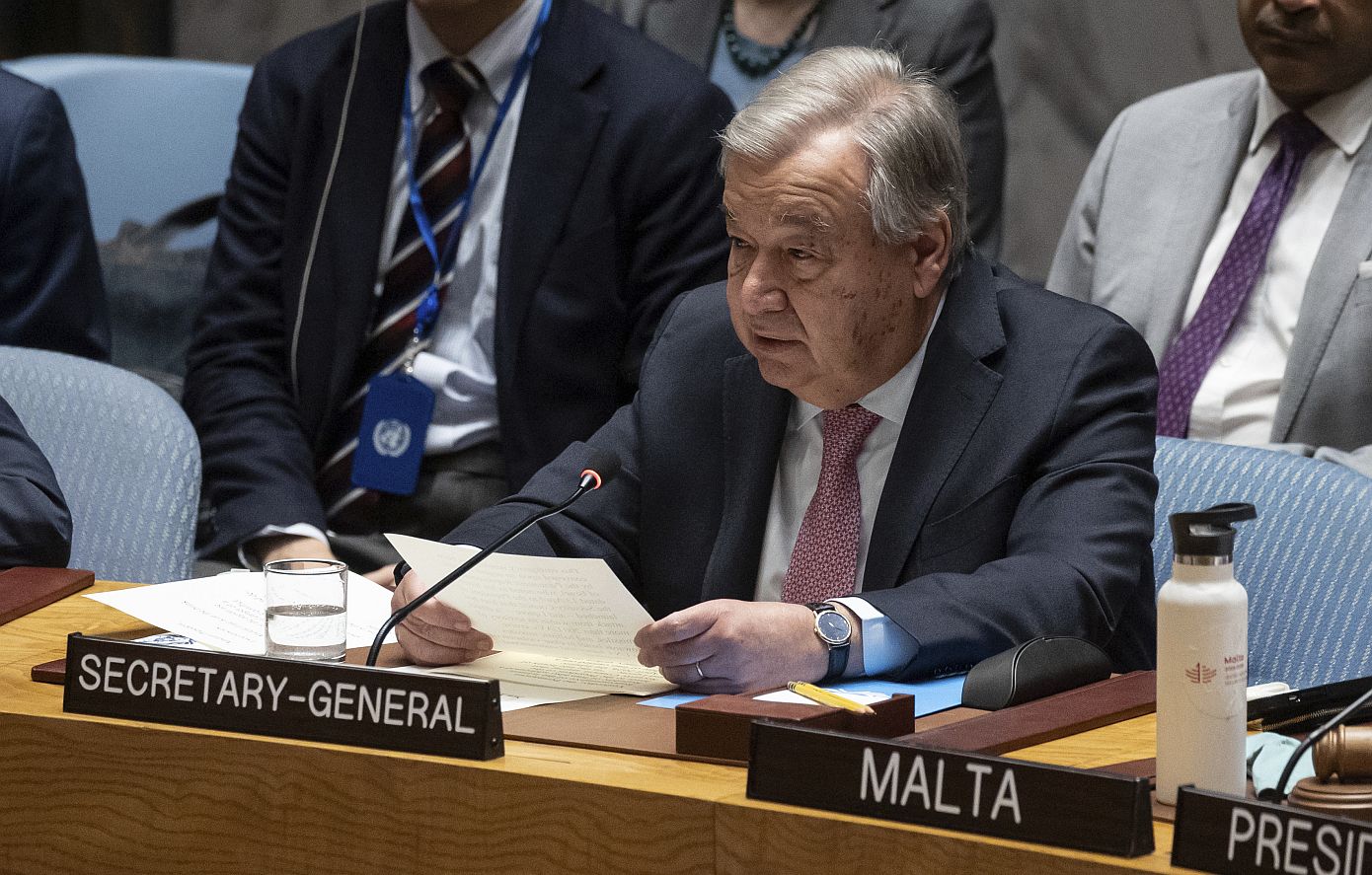 Ο κόσμος δεν αντέχει άλλο πόλεμο, είπε ο γγ του ΟΗΕ στην έκτακτη συνεδρίαση του Συμβουλίου Ασφαλείας του Οργανισμού