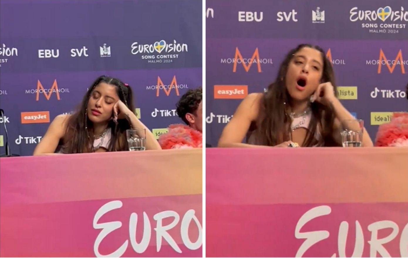 Η Μαρίνα Σάττι απαντά για τα χασμουρητά στη Eurovision, ενώ μιλούσε η τραγουδίστρια του Ισραήλ &#8211; Το βίντεο που ανέβασε η τραγουδίστρια