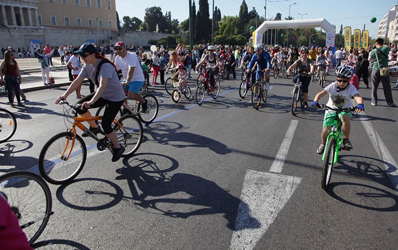 Κυκλοφοριακές ρυθμίσεις την Κυριακή στην Αθήνα λόγω του «Ποδηλατικού Γύρου» &#8211; Ποιοι δρόμοι θα κλείσουν