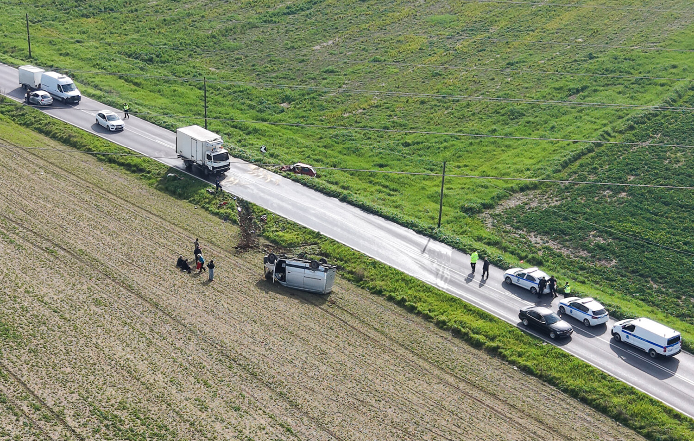 Λάρισα: Θανατηφόρο τροχαίο έξω από τη Νίκαια Λάρισα: Θανατηφόρο τροχαίο έξω από τη Νίκαια