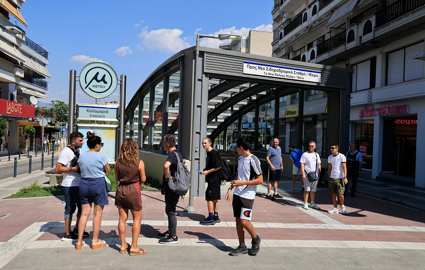 Εγκαινιάζεται σήμερα, Πέμπτη 27/8, η επέκταση του Μετρό Θεσσαλονίκης προς την Καλαμαριά Εγκαινιάζεται σήμερα, Πέμπτη 27/8, η επέκταση του Μετρό Θεσσαλονίκης προς την Καλαμαριά