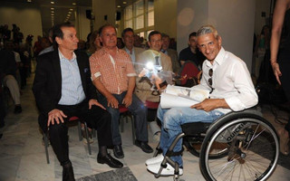 Aναβάτες Β. Κεράτσας, Μ. Σαντοριναίος, Π. Δημητσάνης, Σ. Μπάκος Aναβάτες Β. Κεράτσας, Μ. Σαντοριναίος, Π. Δημητσάνης, Σ. Μπάκος
