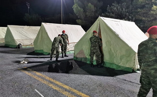 Συνδρομή των Ενόπλων Δυνάμεων στις Σεισμόπληκτες Περιοχές της Κρήτης