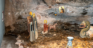 Λεπτομέρειες στο Μέγα Σπήλαιο στα Καλάβρυτα
