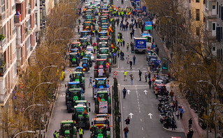 Διαμαρτυρίες αγροτών στην Ισπανία