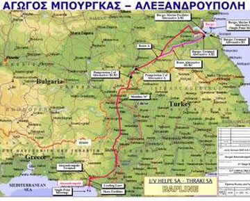 Ζητεί ενημέρωση για τον αγωγό Μπουργκάς Αλεξανδρούπολη
