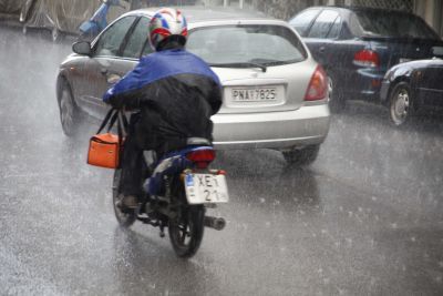 Ισχυρές βροχές στην Αττική