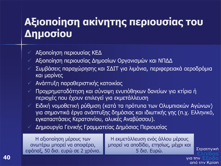 «Είμαστε κυριολεκτικά μια πάμπλουτη χώρα»