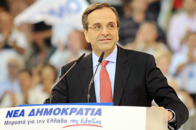 Δριμεία κριτική Σαμαρά από τη Λέσβο