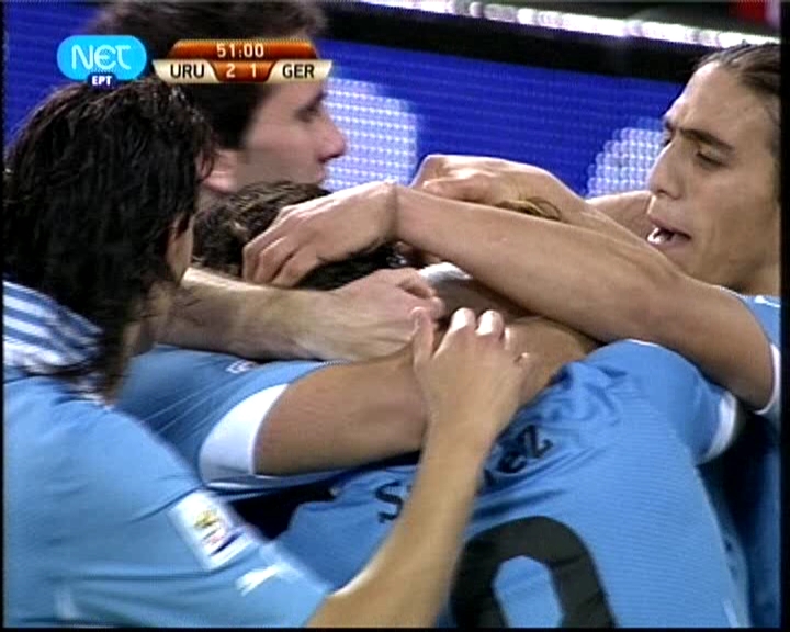 2-1 η Ουρουγουάη!