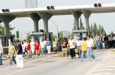 Νέα κινητοποίηση στα διόδια των Μαλγάρων