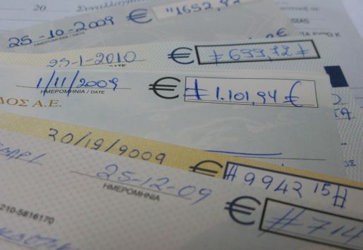 Μειώθηκαν οι ακάλυπτες επιταγές τον Απρίλιο