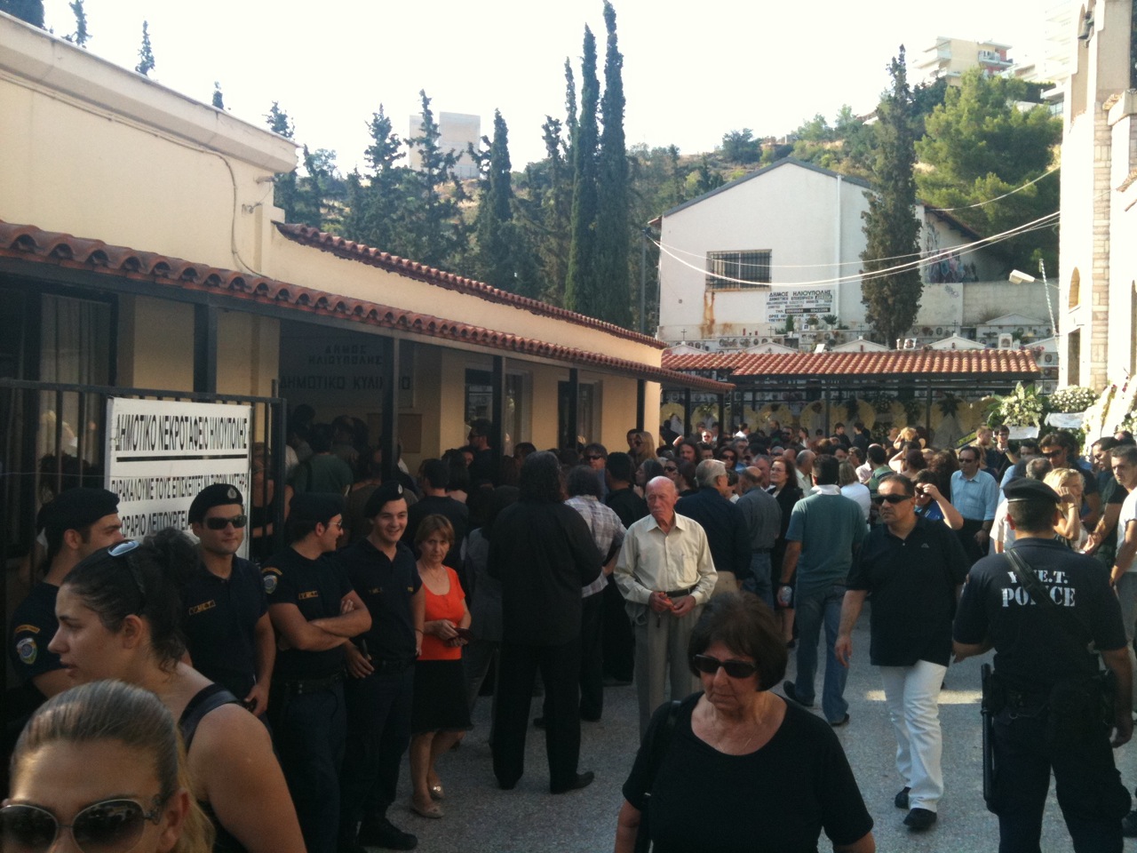 Εμφανής η παρουσία της αστυνομίας