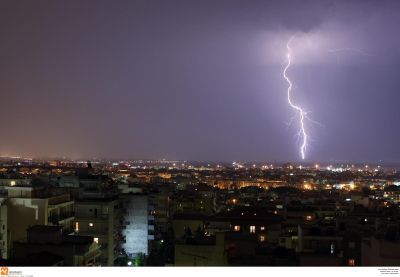 Έντονα καιρικά φαινόμενα χθες στη Θεσσαλονίκη