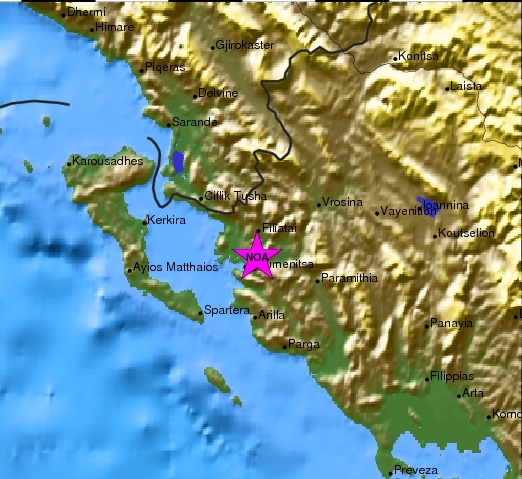 Σεισμός 4,8 Ρίχτερ στην Ηγουμενίτσα