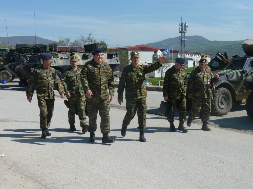 Ο Δρούτσας στο στρατόπεδο Ρήγας Φεραίος