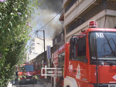 Καίγεται διαμέρισμα στο Χαλάνδρι