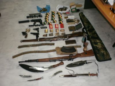Προφυλακίστηκε ο κάτοχος του μικρού οπλοστασίου
