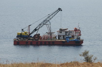 Υποβρύχια επιχείρηση στην Αίγινα για την κατασκευή των καλωδίων