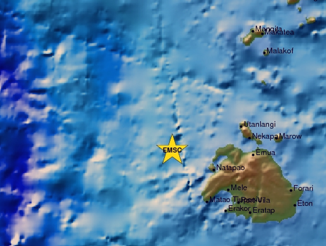 Ισχυρός σεισμός στις Νήσους Βανουάτου