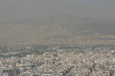 Αυξημένες τιμές όζοντος στην Αθήνα