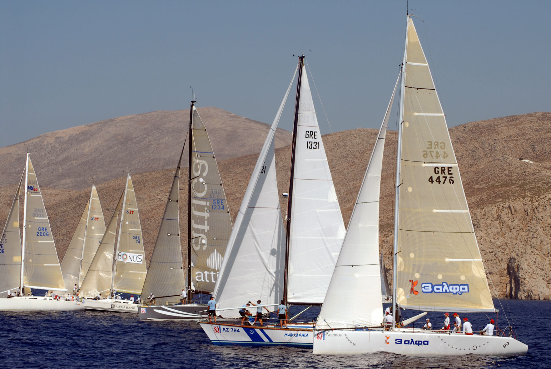 Οι νικητές του πρώτου σκέλους της Aegean Regatta