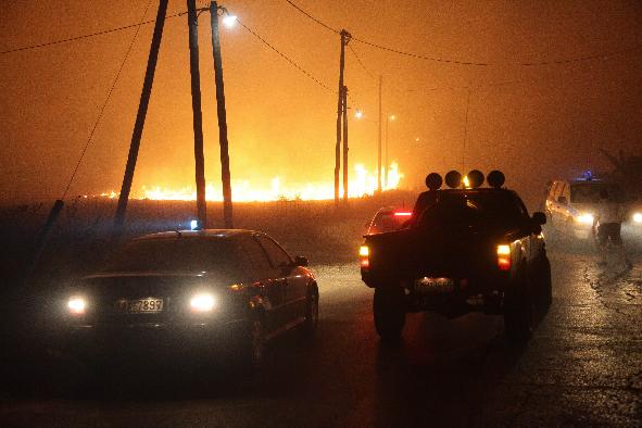 Η κολασμένη νύχτα στην Κάρυστο