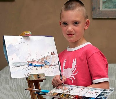 Νεαρός ζωγράφος «μαγνητίζει» με τα έργα του