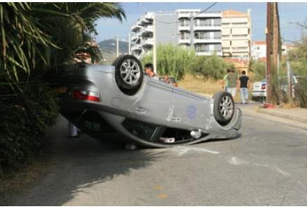 Ντεραπάρισε ταξί στον Πύργο