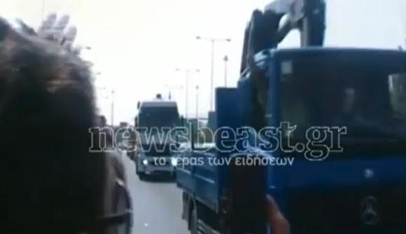 Δεκάδες φορτηγά στις Εθνικές Οδούς