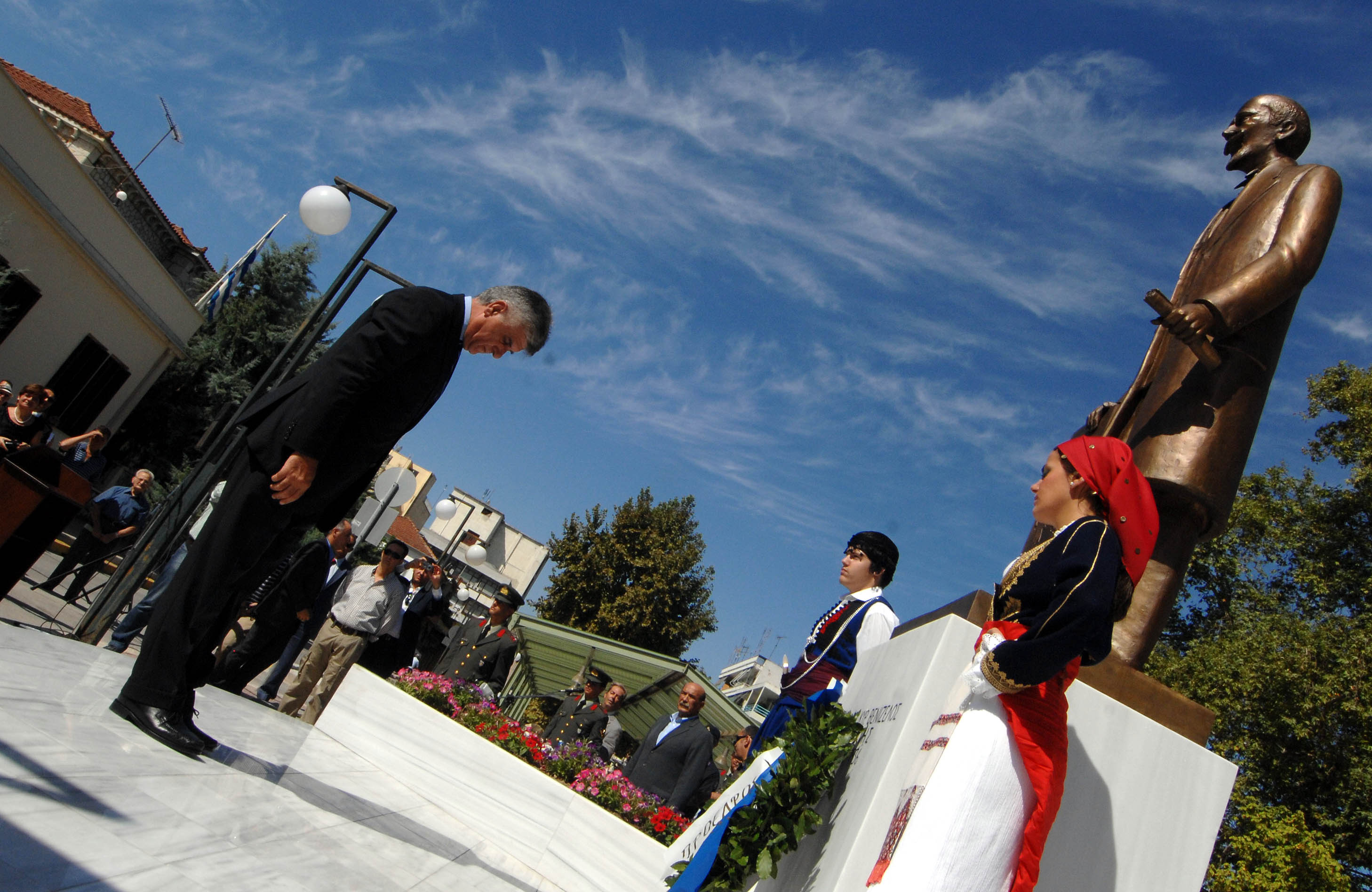 Αποκαλυπτήρια του ανδριάντα του Ελευθερίου Βενιζέλου