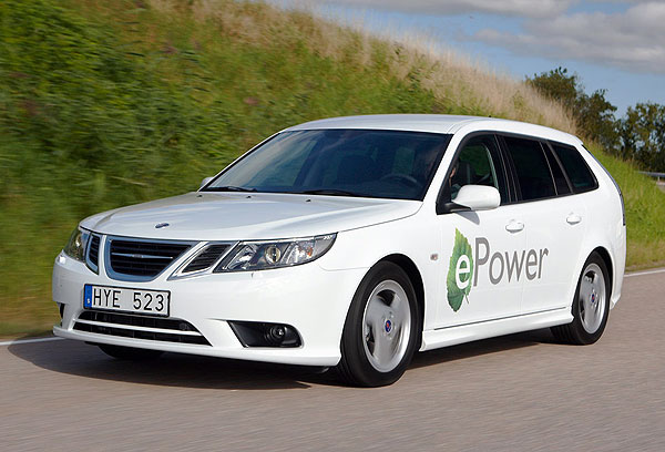 Το ηλεκτροκίνητο Saab 9-3 ePower