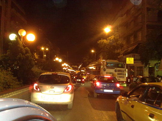 Ομαλοποιείται η κυκλοφορία οχημάτων στο κέντρο