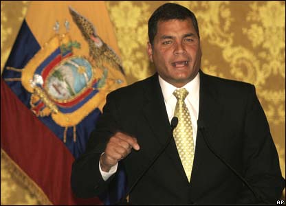 Πρόεδρος του Ισημερινού για δεύτερη θητεία ο Ραφαέλ Κορέα