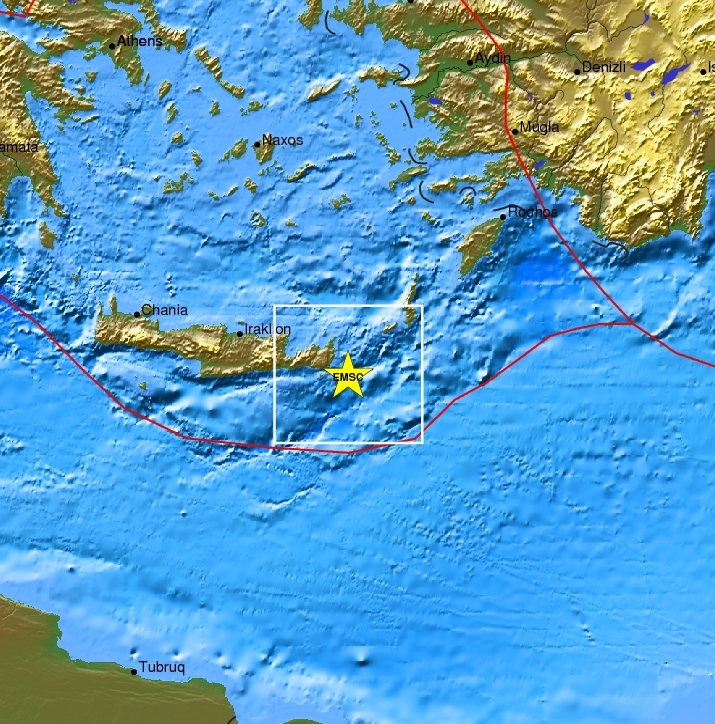 Σεισμός 5 ρίχτερ στην Κρήτη