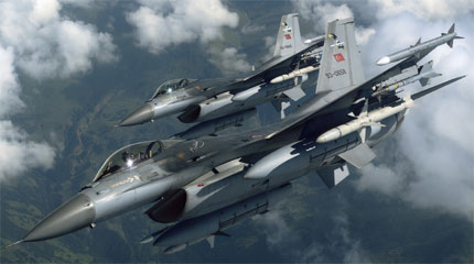 Tουρκικά F-16 πέταξαν πάνω από τέσσερα ελληνικά νησιά στα Δωδεκάνησα