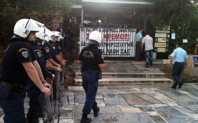 Ένταση στην Ακρόπολη