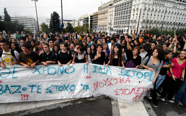 Μουσική&#8230; διαμαρτυρία στη Θεσσαλονίκη