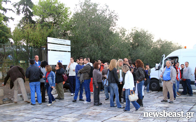 Στην Ακρόπολη και σήμερα οι συμβασιούχοι