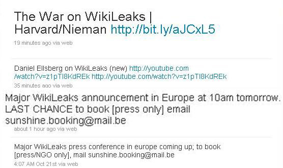Ο ιστότοπος Wikileaks «ξαναχτυπά»