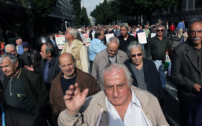Στους δρόμους της Θεσσαλονίκης οι συνταξιούχοι