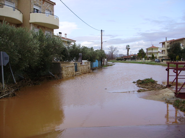 Πλημμύρισε χθες η Χαλκιδική