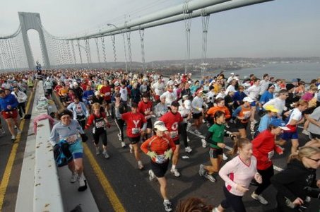 Ένας μεταλλωρύχος στο Μαραθώνιο της Νέας Υόρκης