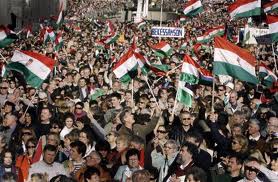 Αντικυβερνητική διαδήλωση στην Ουγγαρία