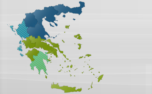 Προηγείται στις περιφέρειες το ΠΑΣΟΚ