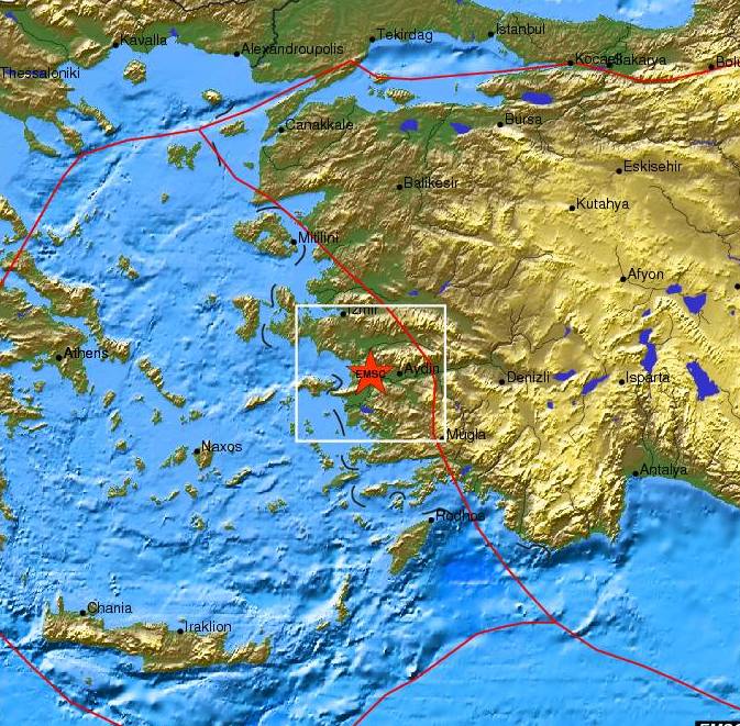 Σεισμός ταρακούνησε τη δυτική Τουρκία