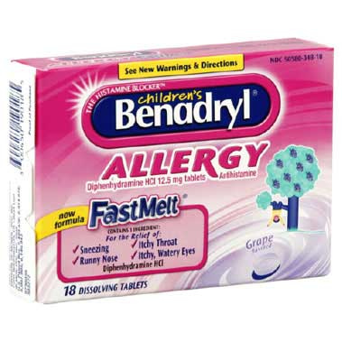 Η J&#038;J ανακαλεί το Benadryl για παιδιά